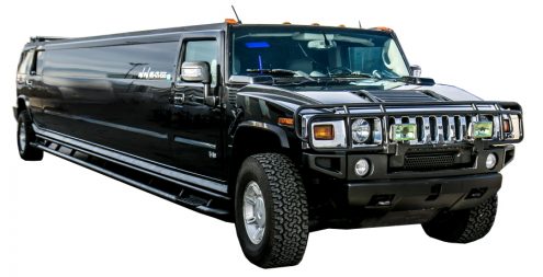 black hummer-limousine