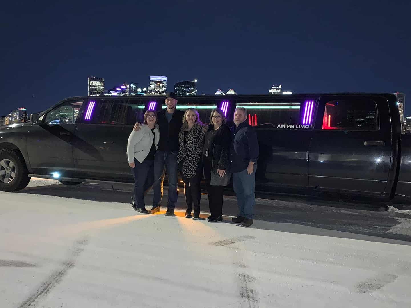 Black Dodge Ram Limo