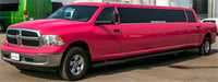 Pink Dodge Ram Limo