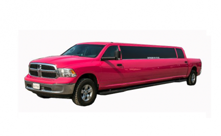 Pink Dodge Ram Limousine