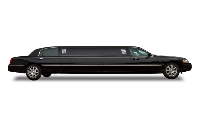 8 - 10 passengers Lincoln stretch limousine