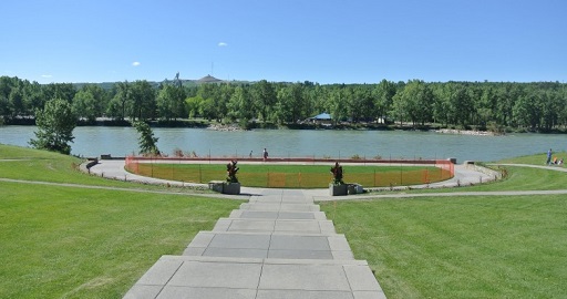 Bow River view from Baker Park