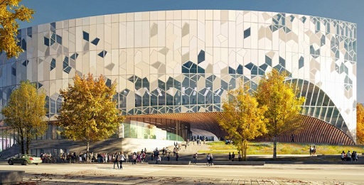 New Central Library exterior in Calgary