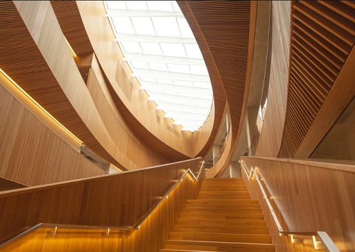 Inside the new Central Library in Calgary
