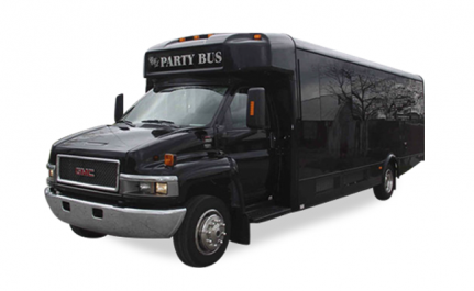 Black GMC Party Bus