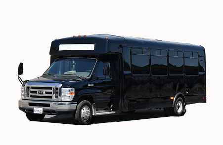 Black Ford E450 Party Bus
