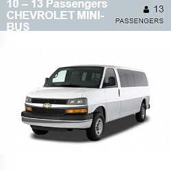 Chevrolet Mini-Bus Shuttle (10-13 Passengers)