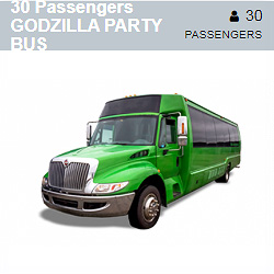 GODZILLA Party Bus (30 Passengers)