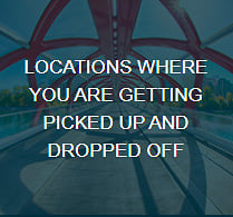 Locations for Pick-up and Drop-off