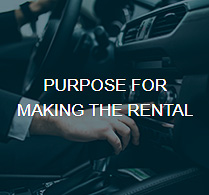 Purpose for Rental