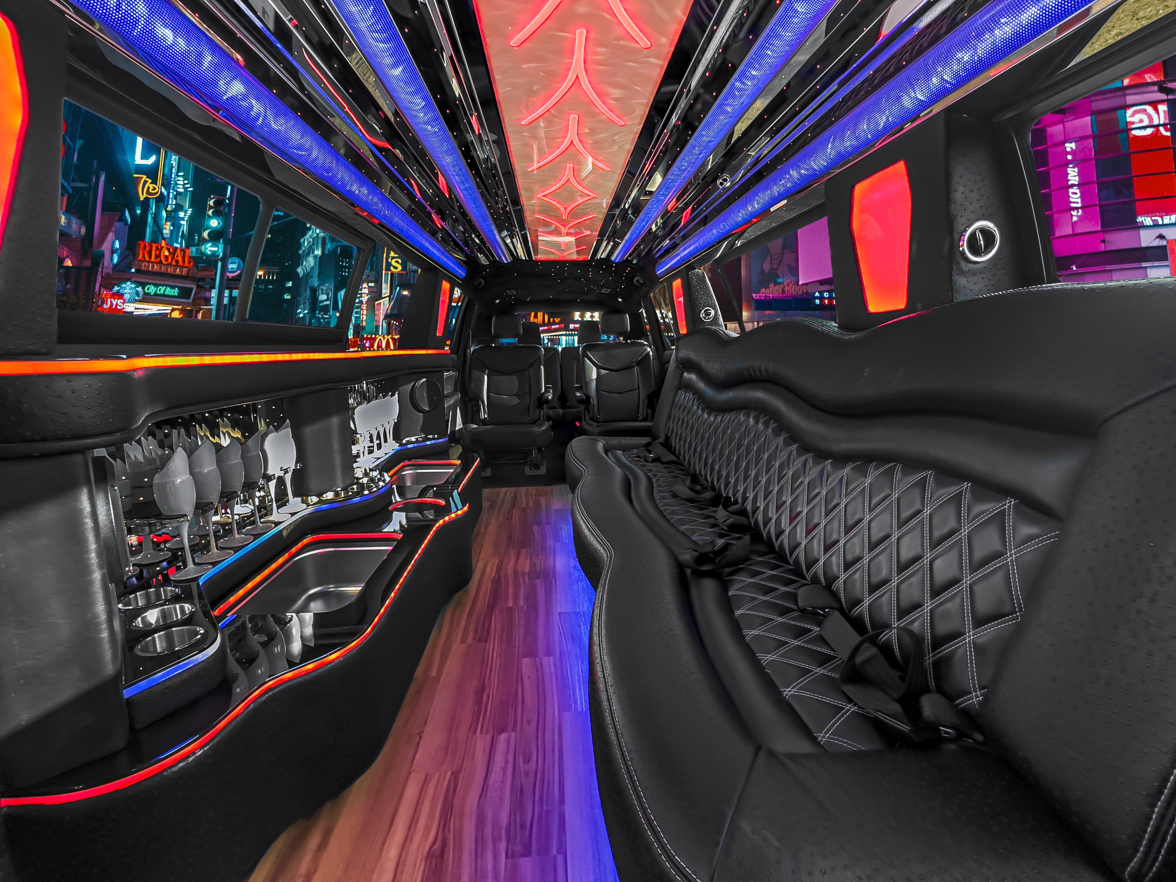 Can we leave our belongings in the vehicle during our dinner or event?